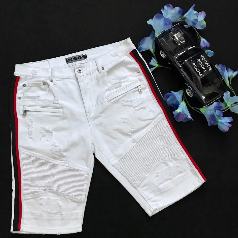 Decibel NWOT White Jean Shorts Men 34